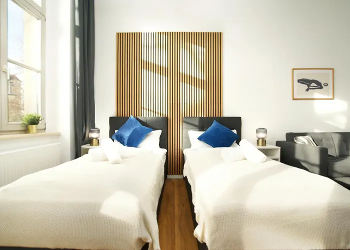 Apartment Halle By Fullhouse - Free Parking & Wifi